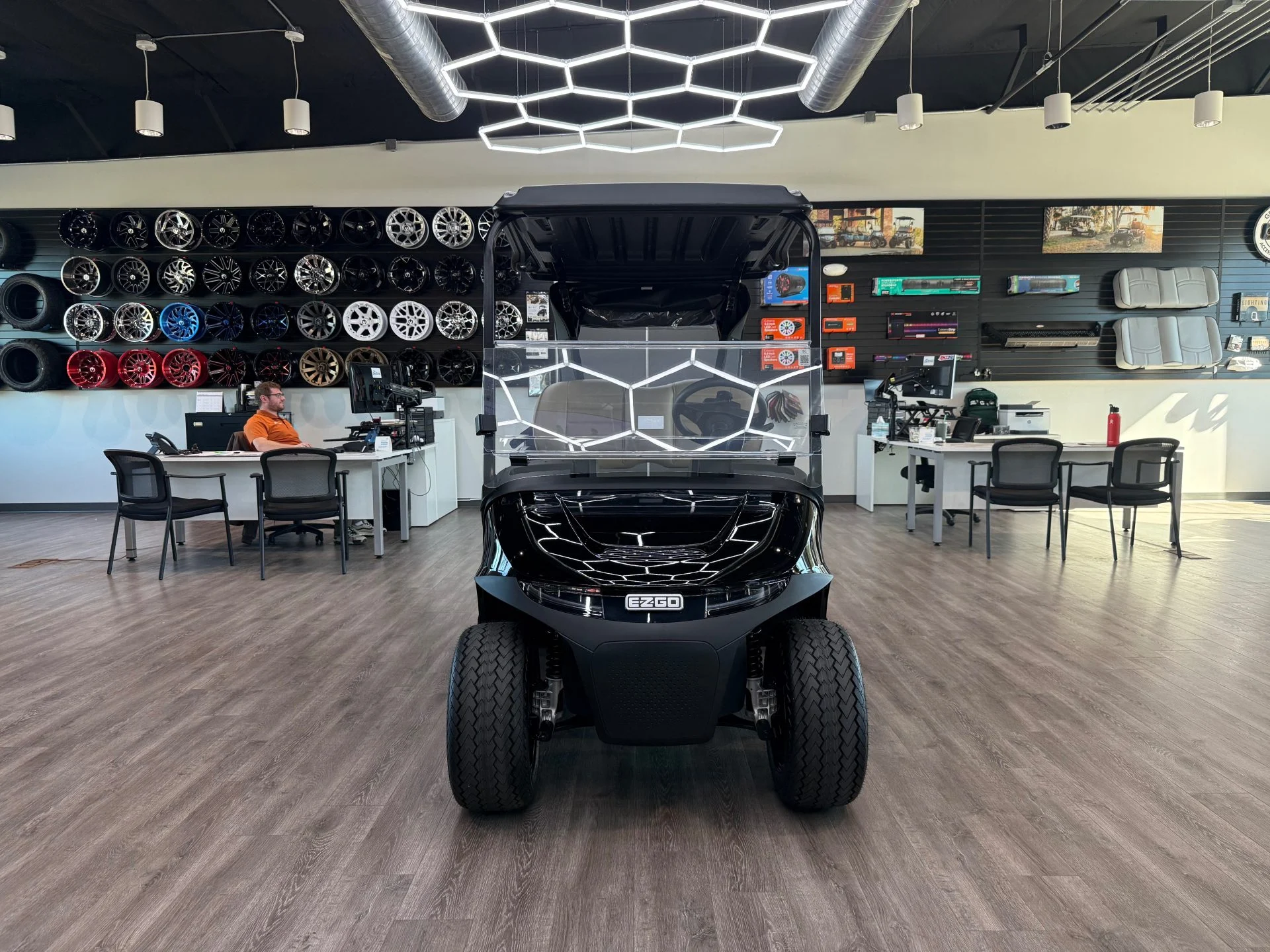 2026 E-Z-GO RXV 2-Passenger Electric Golf Cart – Black