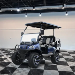 2024 Evolution Forester 4 Plus Lifted Lithium 4-Passenger Golf Cart – Ocean Blue