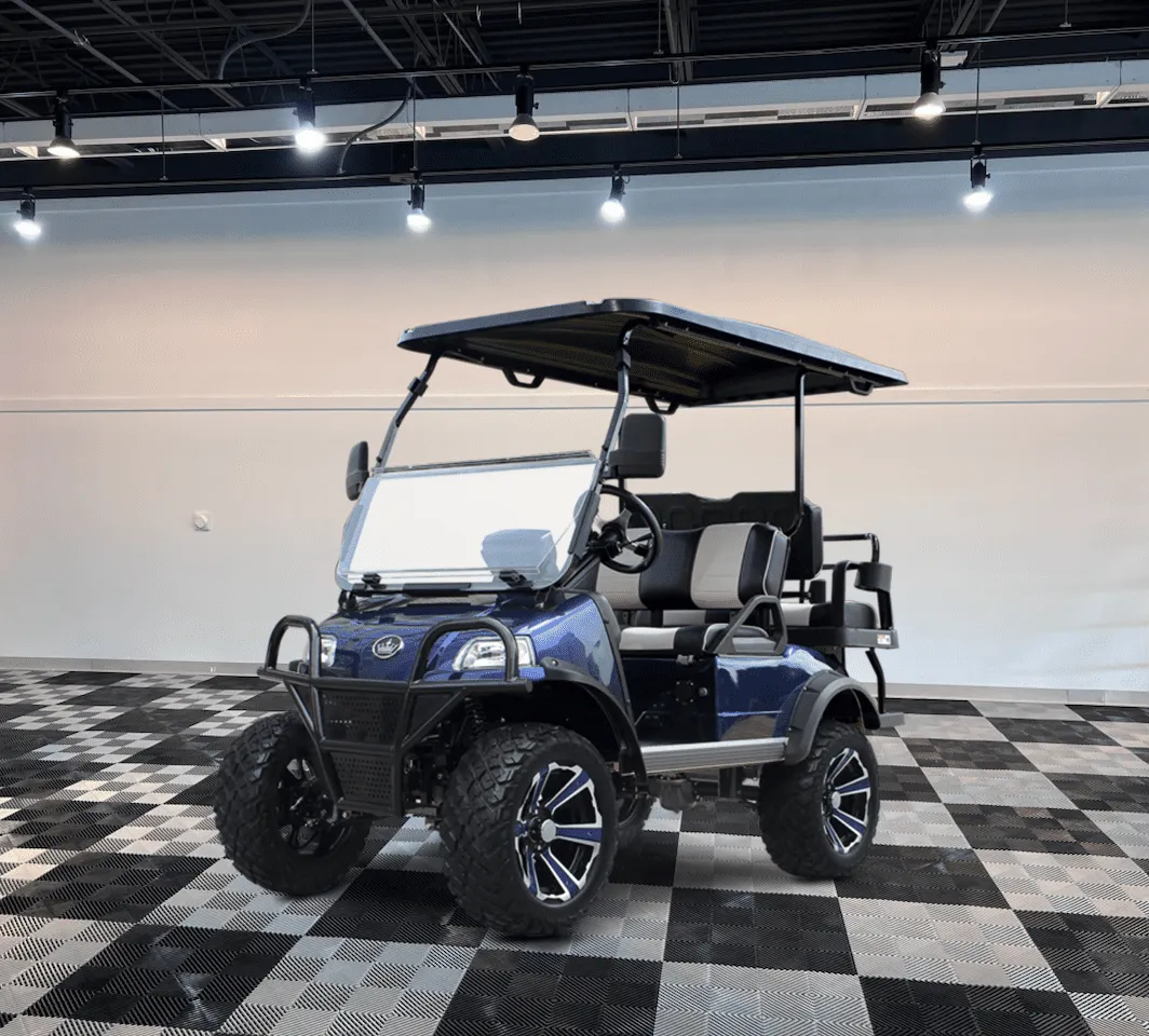 2024 Evolution Forester 4 Plus Lifted Lithium 4-Passenger Golf Cart – Ocean Blue
