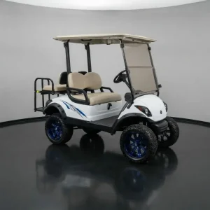 2014 Yamaha Adventurer 2+2 Fuel-Injected Golf Cart (Pre-Owned) – Sport Red
