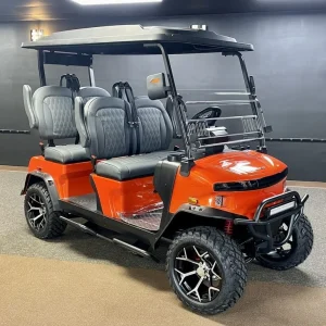2026 EV Rover XL Denago Golf Cart for Sale (Orange)