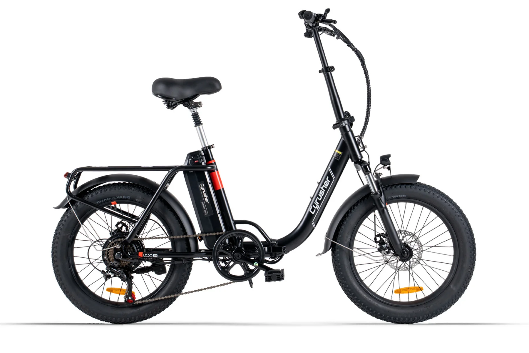 Cyrusher Loop 2.0 Folding Electric Bike – Black