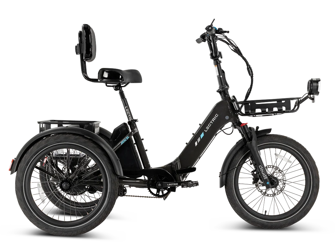 Lectric XP Trike 2 Folding Electric Trike – Tempest Grey