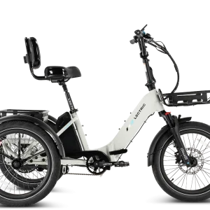 Lectric XP Trike 2 Folding Electric Trike – Stratus White