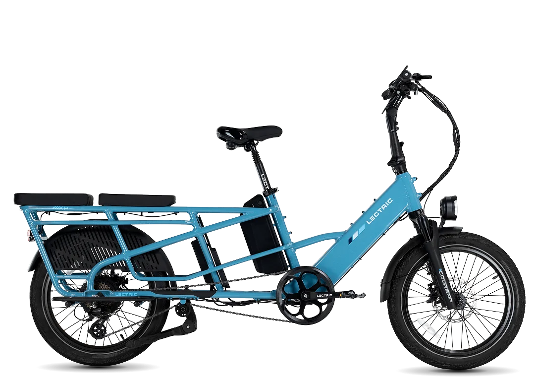 Lectric XPedition 2 Cargo eBike – Raindrop Blue