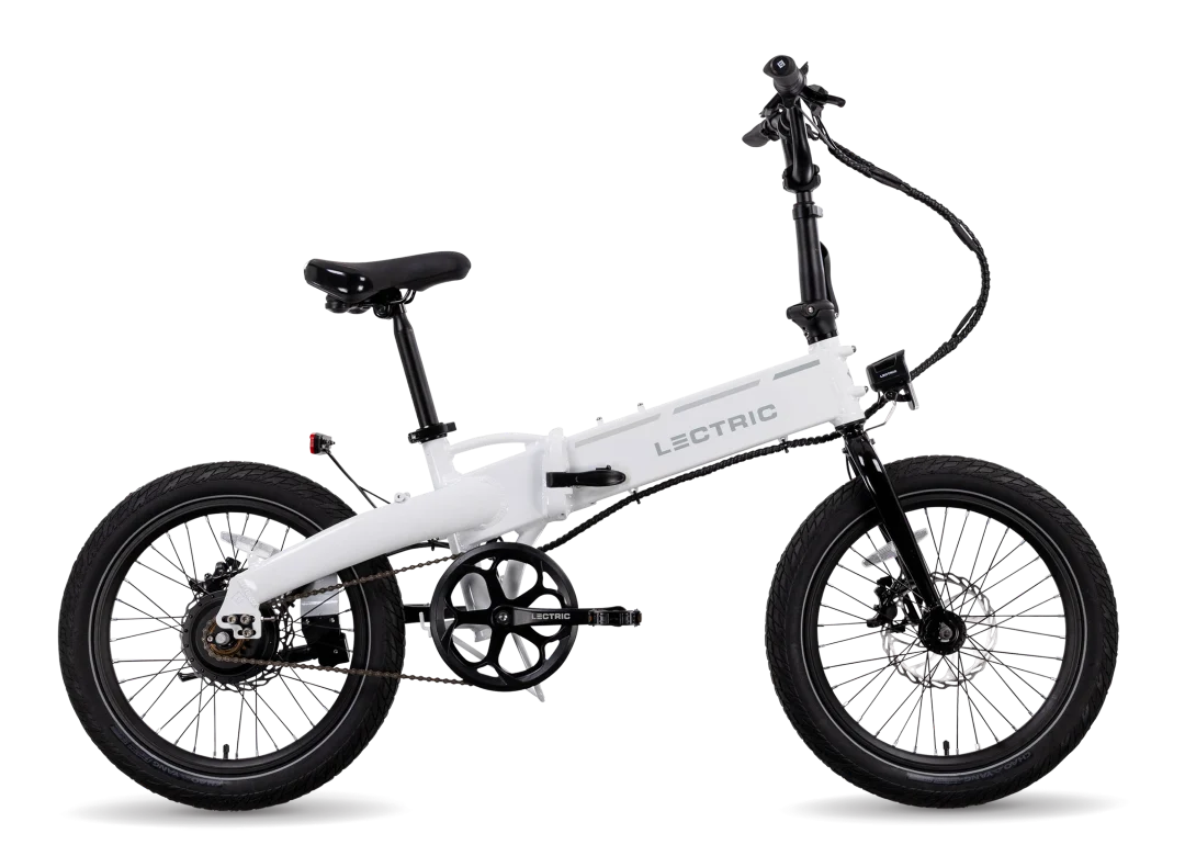 Lectric XP Lite 2 Folding eBike – Arctic White